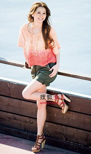 宽松衫,短装